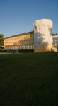 Schloss Herrnsheim bei Woms während der Renovierungsarbeiten im Sommer 2014